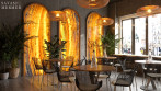 orange onyx marble wall practicce2